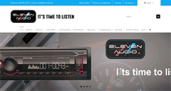 Desktop Screenshot of elevenaudiousa.com